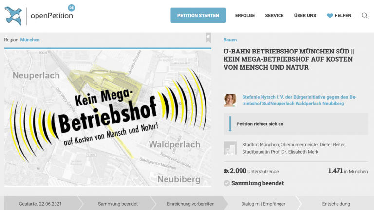 Bisher < 5.000 Unterschriften
